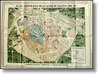 Plano topográfico de la ciudad de Valencia del Cid