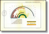 Gráfico de la migración española transoceánica por profesiones en 1929