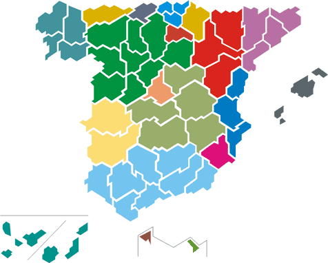 Map of Spain