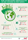 Infografía: Panel de indicadores ambientales