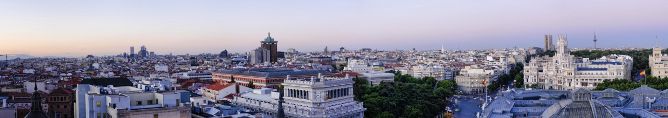 Panoramic of Madrid