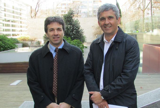 De izquierda a derecha, Jesús Cid Sueiro y Luis Muñoz López 